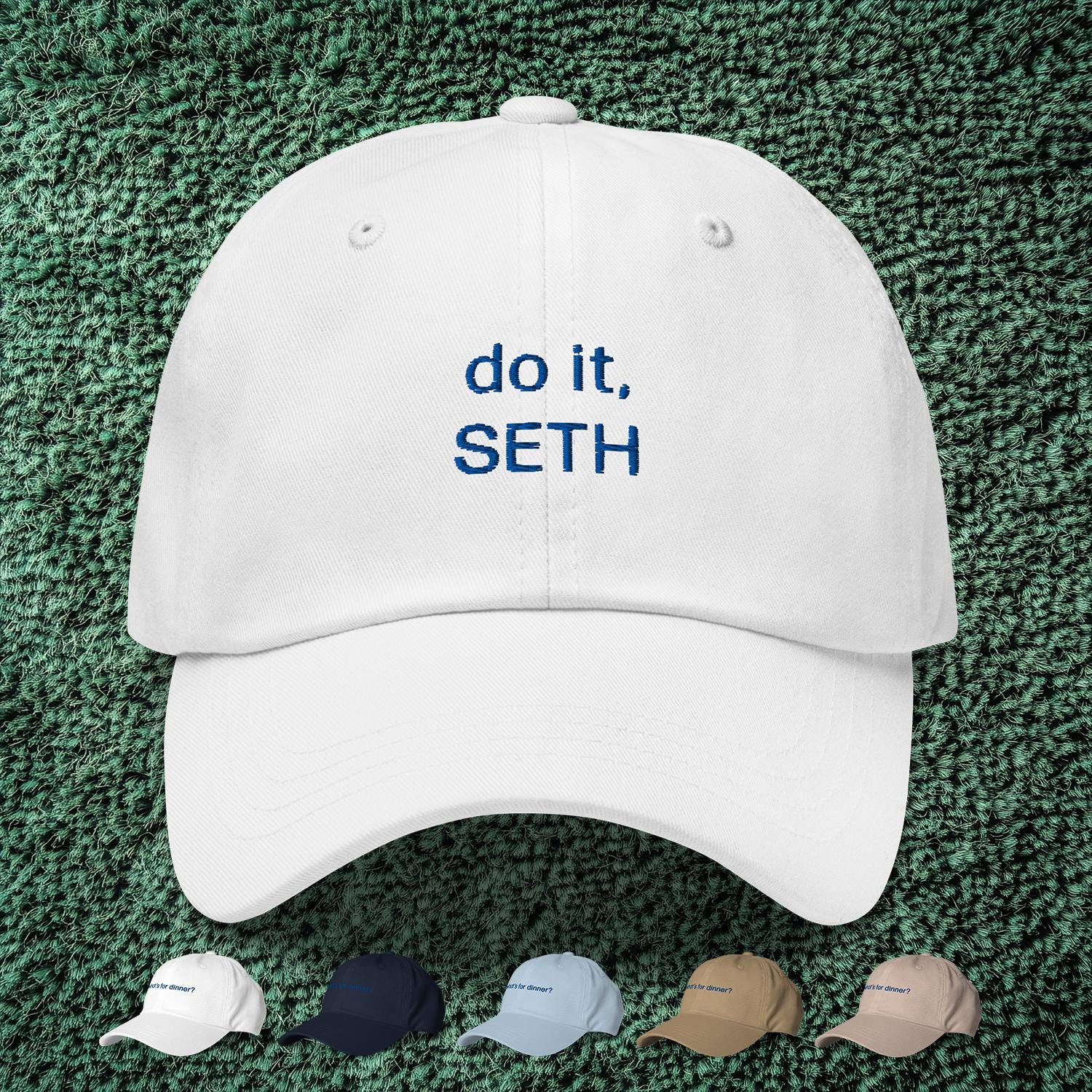 Do it, Seth Dad Cap | Severance-Inspired Embroidered Hat | Severance Quote Hat | Severance Gifts | Severance Merch | Gifts for Him or Her
