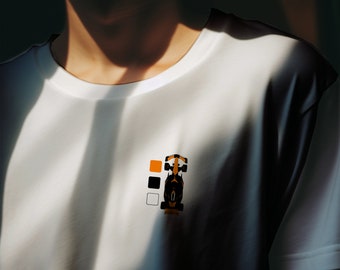 MCL38 Livery Palette McLaren-inspirerad Formel 1-inspirerad unisex-t-shirt