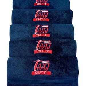 Custom logo towel,Company logo, Embroidered uk towel, Hotel towels, Beauty salon logo towel,Embroidered towel, Corporate logo, Logo on towel