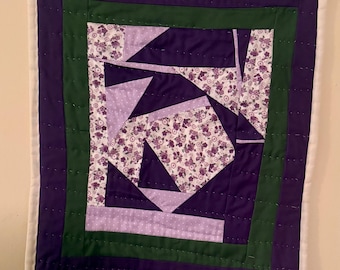 Handcrafted  Cotton Quilt, Wall Hanging Tapestry (15x18) Gee’s Bend Quilt Gee’sBend  Quilter