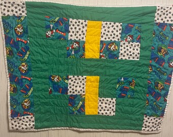 Handmade baby quilt