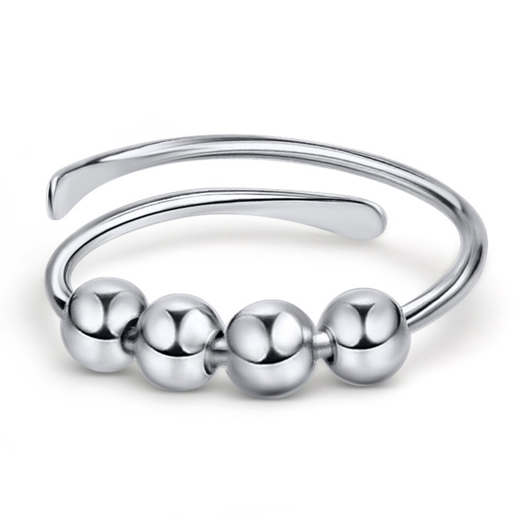 Anxiety Ring Made of 925 Silver Sterling MADE IN GERMANY Anti Anxiety and Stress Ring Anti