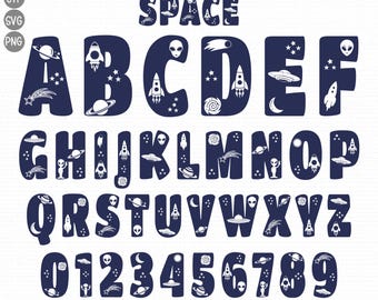 宇宙フォント Otf 宇宙 SVG 文字 Cricut 宇宙文字 SVG 宇宙フォント