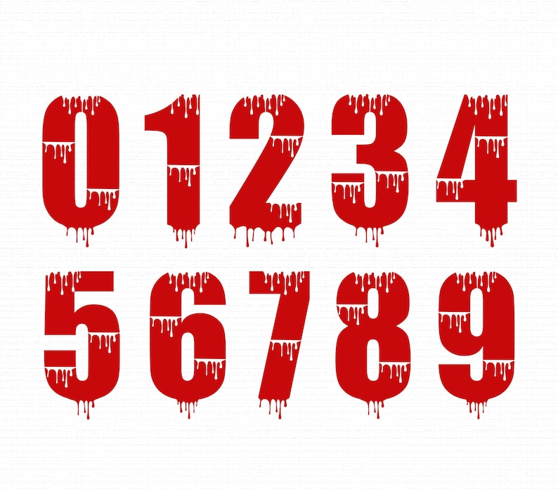 Blood Dripping Font, Alphabet SVG PNG (OTF File) - Etsy