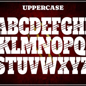 Claw Marks Display Fonts is a Trendy and Unique Decorative Font ...