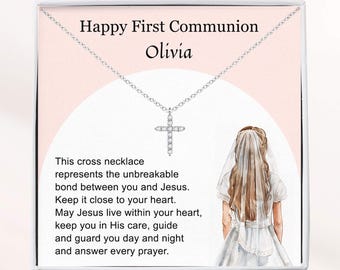 First Communion Gifts For Girls, First Communion Gift Girl, Personalized First Holy Communion Gift, Catholic Communion Gift, Girls Communion