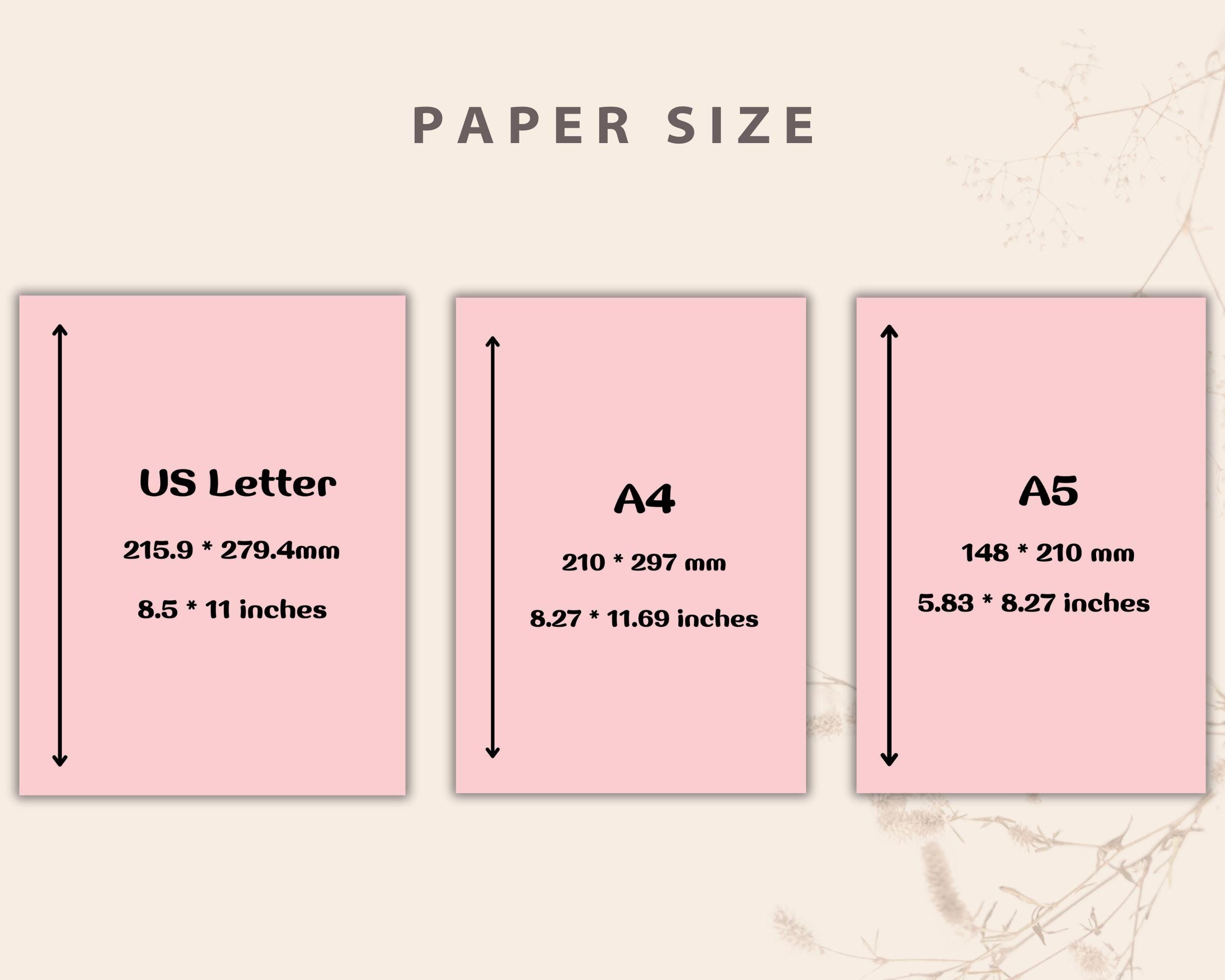 Narrow Size Note Printable Lined Paper 6.4mm | Narrow Ruled | Black, Grey, Brown, Red ...