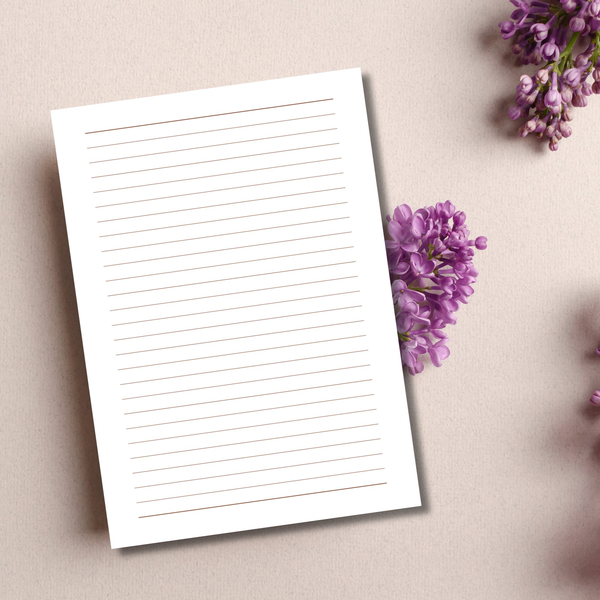 Basic Lined Paper, Paper Notes, Note Page, Writing Paper, Notes Planner ...