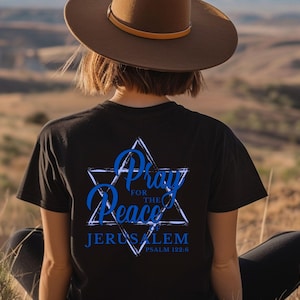 Beten Sie für den Frieden von Jerusalem, Beten Sie, Jerusalem, jüdisch, christlich, Israel, png, dtf, Sublimation, digitales Design
