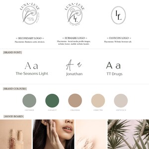 Brand Identity Template Plug Play Business Logo Business Card Canva Template