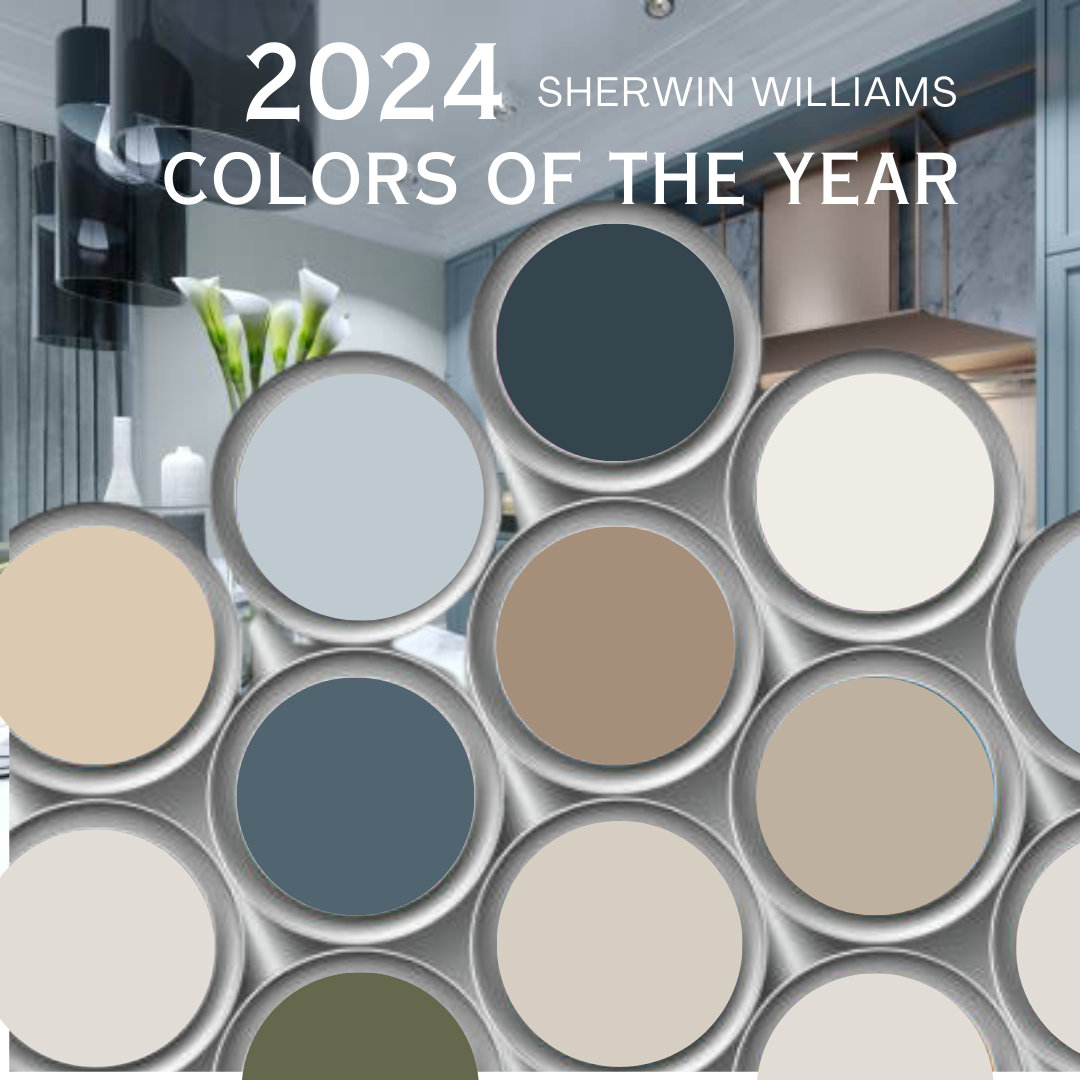 2024 Sherwin Williams Colors of the Year Color Palette Sherwin Etsy
