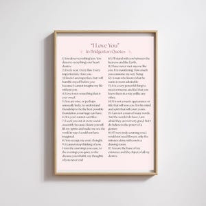 Charming Bridgerton Wall Decor | Regency Era Love Quotes | Romantic Printable Art | Instant Download | Literary Gift Idea
