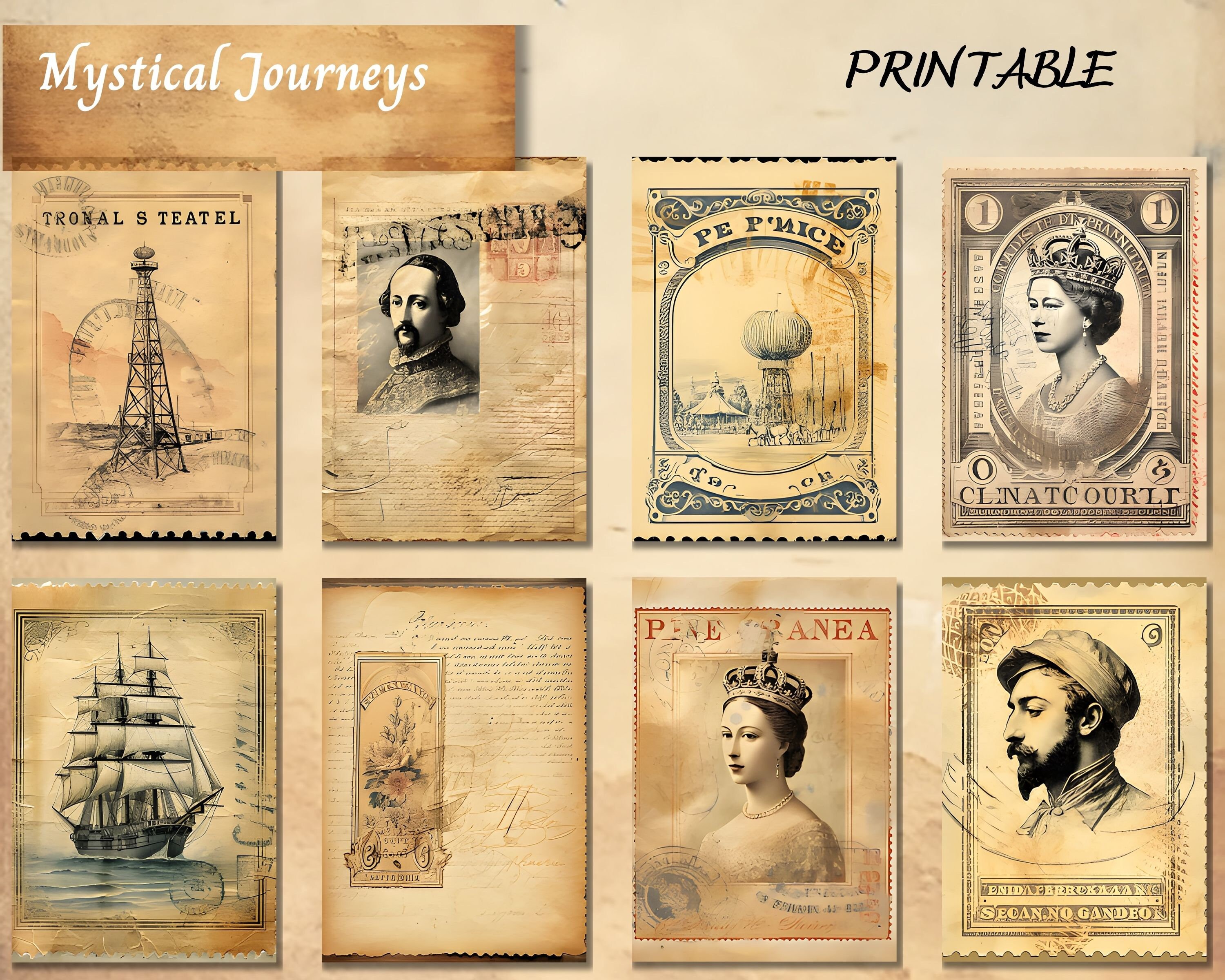 コレクション ANTIQUE STAMPS/POSTCARDS Amazon.com: GLOBLELAND Vintage Postcard Lace Clear Stamps