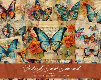 80 Feuilles de Papier Scrapbooking Vintage Papillon Abeille Fleurs 80 Feuilles de Papier Scrapbooking Vintage Papillon Abeille Fleurs