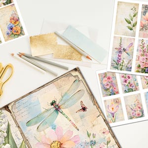 Garden Map Journal
Spring Postcard Journal
Flower Illustration Journal
Garden Tool Journal 
Birdwatching Notes Journal
Butterfly Wing Journal
Spring Poem Journal
Cottage Garden Journal
