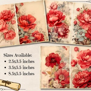 stamped red peonies
die cut red peonies
sewn red peonies
red peony pockets
red peony tags
red peony belly bands
red peony clusters
red peony fabric flowers
red peony stickers
red peony quotes
red peony poems