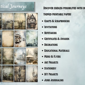 Victorian Era Maps Junk Journal Kit, Vintage Old Printable Ephemera ...