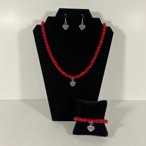 Jewelry Set (Necklace, Bracelet, and Earrings)