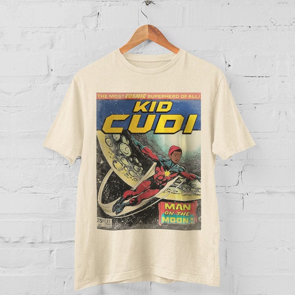 Anvil KID CUDI Band T-Shirt, Men's XL cotton black type Vintage Second Hand