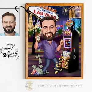 Benutzerdefiniertes Spielerkarikaturporträt, Spielerkarikatur, Spielergeschenk, Spielerkarikatur, Spielerporträt, Spielerkarikatur vom Foto