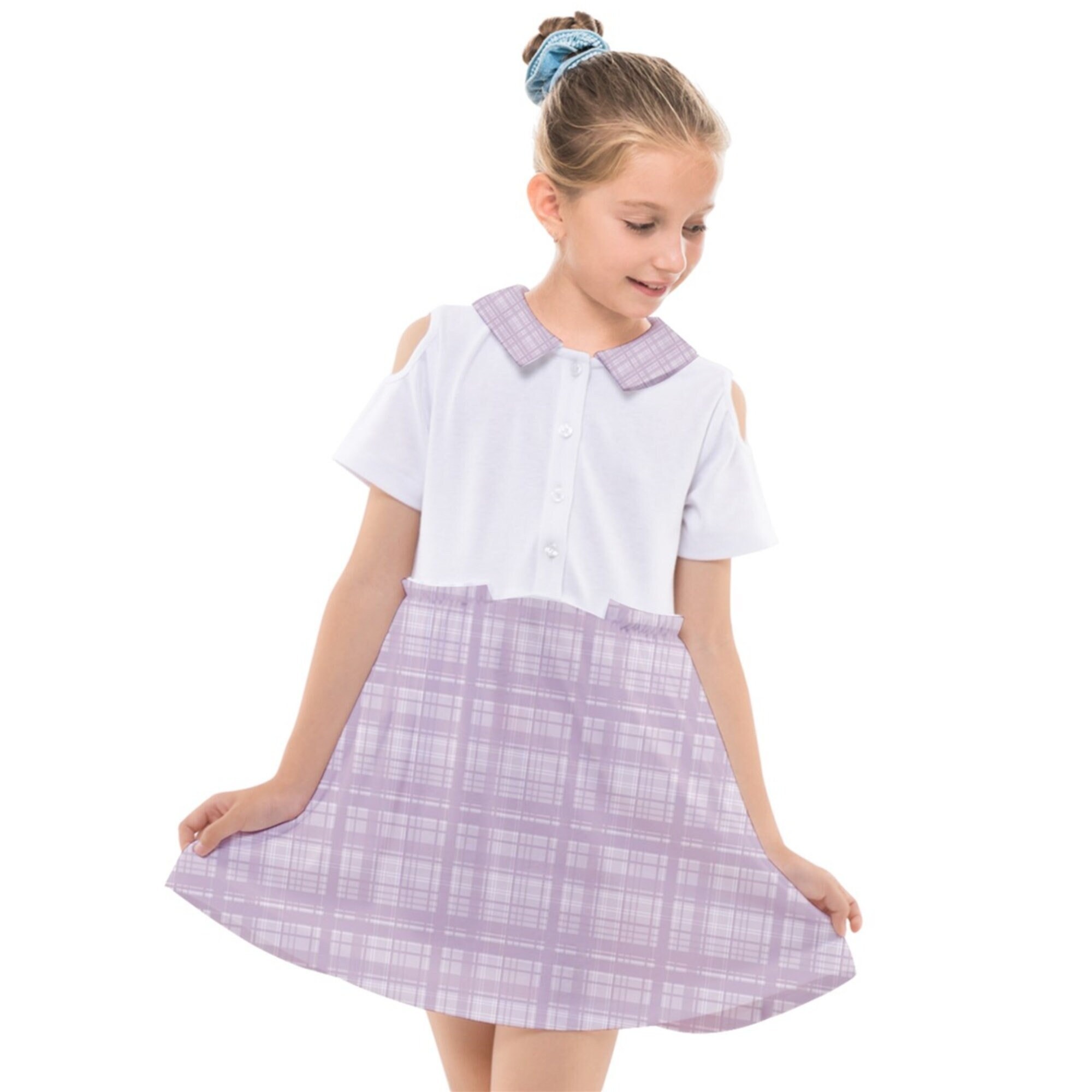 Kogal Shirt Dress, Plaid School Uniform, Gyaru Clothes, J Kogal Shirt Dress, Plaid School Uniform, Gyaru Clothes, J