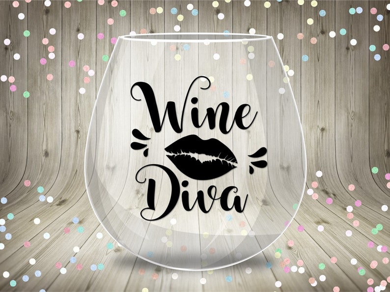 Wine Themed Vinyl Decals Wine Glass Decor Waterbottle Decals Laptop