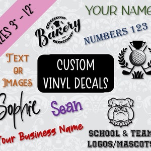 Calcomanías de vinilo personalizadas / Regalo hecho a pedido / Regalo personalizado / Calcomanías de botella de agua / Calcomanías de caja de teléfono / Calcomanías de computadora portátil / Calcomanías de automóviles / Regalos