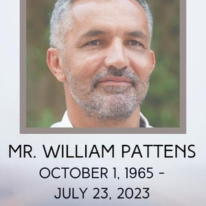 Funeral Memorial Card I Prayer Card I Template, Loss of Husband, Father, Son. In Loving Memory
