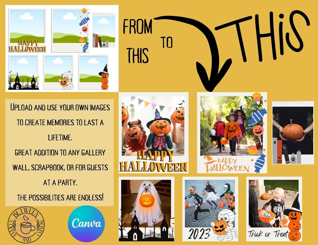 Polaroid Frame Template I Create Custom Polaroid Prints Using Etsy