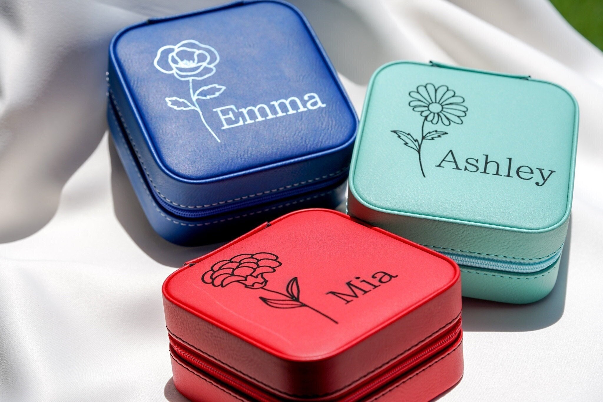 Girls Jewelry Box Personalized, Jewelry Travel Box, Jewelry Organizer