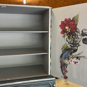 Hand painted buffet cabinet zdjęcie 4