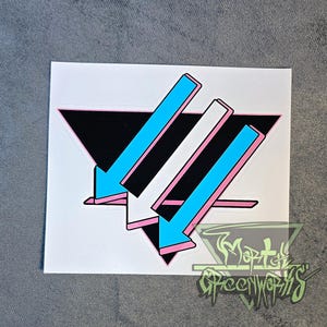 Climate Front, Trans Pride Color Theme - Protect the Earth Against Toxic Ideologies Sticker