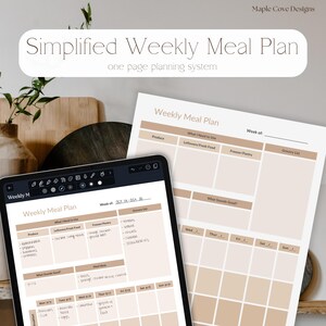 Wekelijkse maaltijdplanner, dagelijkse maaltijdplanner, eenvoudig maaltijdplan, digitaal maaltijdplan, afdrukbaar maaltijdplan, gezond maaltijdplan, voedseldagboek, maaltijden