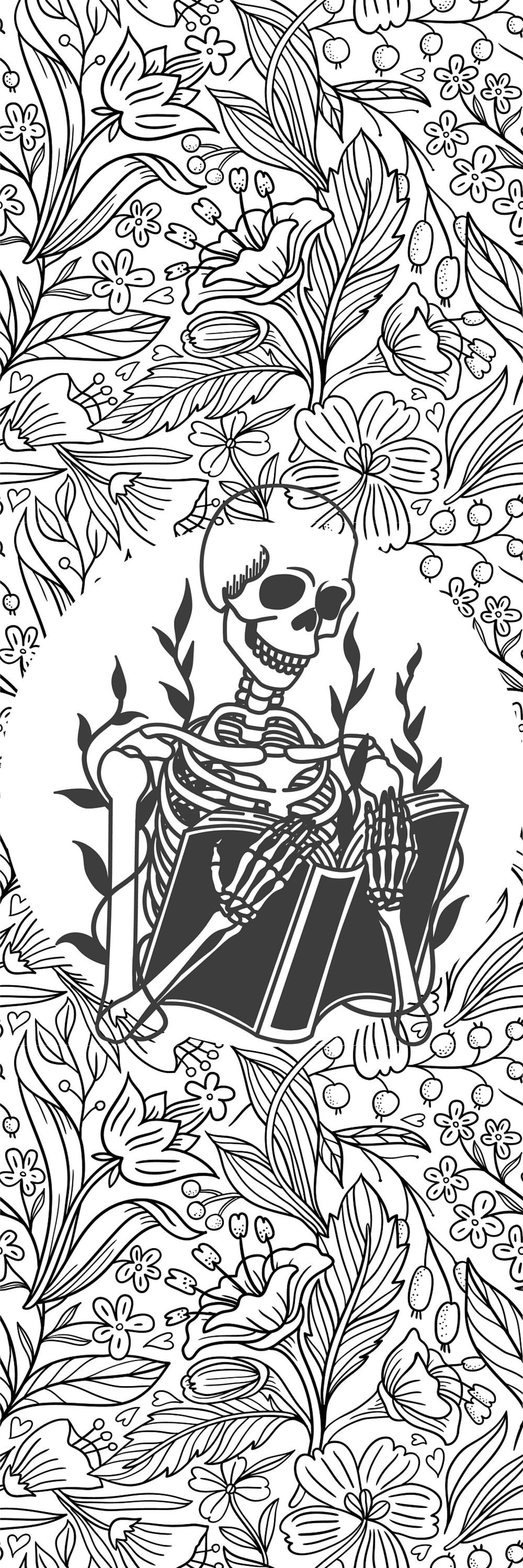 Corpse Beauty Printable Bookmark - Etsy