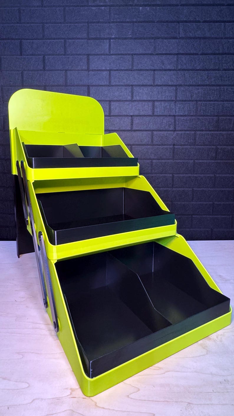 Suporte dobrável para porta-copos STL 3MF | Ideal para exibir porta-copos de ardósia, cartões e produtos artesanais. imagem 10