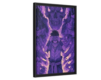 Grafika ścienna z motywem anime – PRZEBUDZENIE MŚCICIELA – Manga – Wystrój domu – Japońskie płótno w ramie w stylu vintage