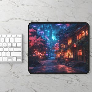 LoFi Mouse Pad - HANAZONO - Office Aesthetic Decoration - Gaming Mouse Pad - LoFi Office Decor - Workspace - Desk Mat - Home Office Decor