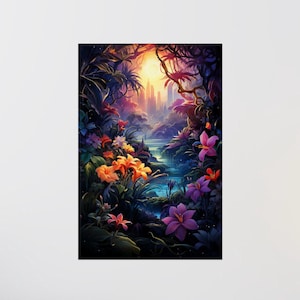 Póster LoFi - ENCHANTMENTS - Impresión de póster - Pósteres mate - Decoración de pared - Arte mural japonés - Impresión artística - Arte de póster - Decoración de habitaciones - Arte natural