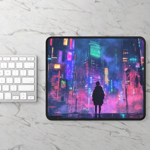 LoFi Mouse Pad - AKANAME - Office Aesthetic Decoration - Gaming Mouse Pad - LoFi Office Decor - Workspace - Desk Mat - Home Office Decor