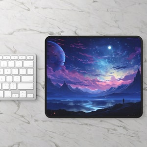 LoFi Mouse Pad - WANDERER - Gaming Mouse Pad - Office Aesthetic Decoration - LoFi Office Decor - Workspace - Desk Mat - Home Office Decor