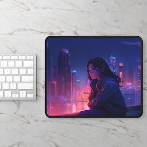 LoFi Mouse Pad - ILLUSIONS - Gaming Mouse Pad - Office Aesthetic Decoration - LoFi Office Decor - Workspace - Desk Mat - Home Office Decor