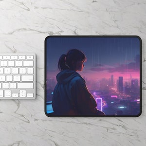 LoFi Mouse Pad - LOSE YOU - Gaming Mouse Pad - Office Aesthetic Decoration - LoFi Office Decor - Workspace - Desk Mat - Home Office Decor