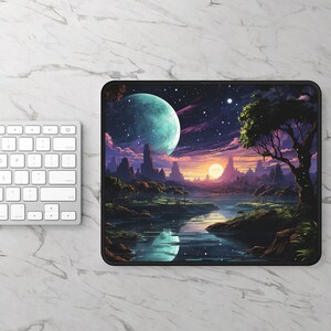 LoFi Mouse Pad - TOMOMUNE  - Gaming Mouse Pad - Office Aesthetic Decoration - LoFi Office Decor - Workspace - Desk Mat - Home Office Decor