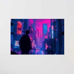 Póster LoFi - DISTANTxDREAM - Impresión de póster - Pósteres mate - Decoración de pared - Arte de pared - Impresión artística - Arte de póster - Decoración de habitación - Arte de pared LoFi