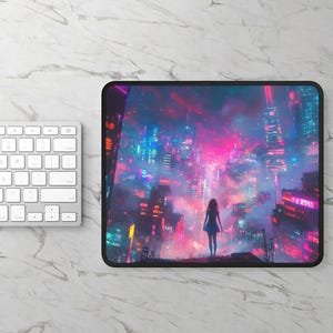 LoFi Mouse Pad - DREAMSCAPE - Office Aesthetic Decoration - Gaming Mouse Pad - LoFi Office Decor - Workspace - Desk Mat - Home Office Decor