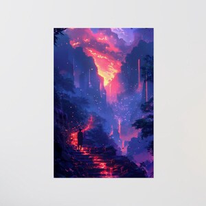 Póster LoFi - ISHIZUCHI - Impresión de póster - Pósteres mate - Decoración de pared - Arte mural japonés - Impresión artística - Arte de póster - Decoración de habitación - Arte mural LoFi