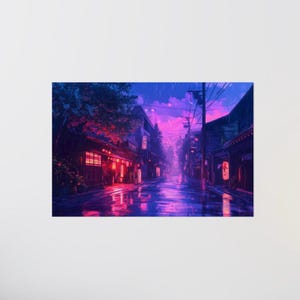 Póster LoFi - KAGAYAKU - Impresión de póster - Pósteres mate - Decoración de pared - Arte mural - Impresión artística - Arte de póster - Decoración de habitación - Arte japonés - Arte LoFi