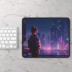 LoFi Mouse Pad - EXILE - Gaming Mouse Pad - Office Aesthetic Decoration - LoFi Office Decor - Workspace - Desk Mat - Home Office Decor