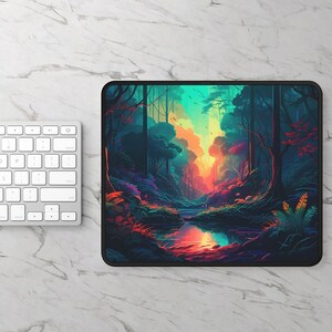LoFi Mouse Pad - TENMEI  - Gaming Mouse Pad - Office Aesthetic Decoration - LoFi Office Decor - Workspace - Desk Mat - Home Office Decor
