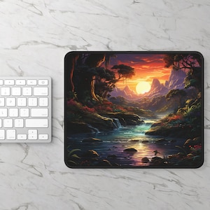 LoFi Mouse Pad - EKISO  - Gaming Mouse Pad - Office Aesthetic Decoration - LoFi Office Decor - Workspace - Desk Mat - Home Office Decor